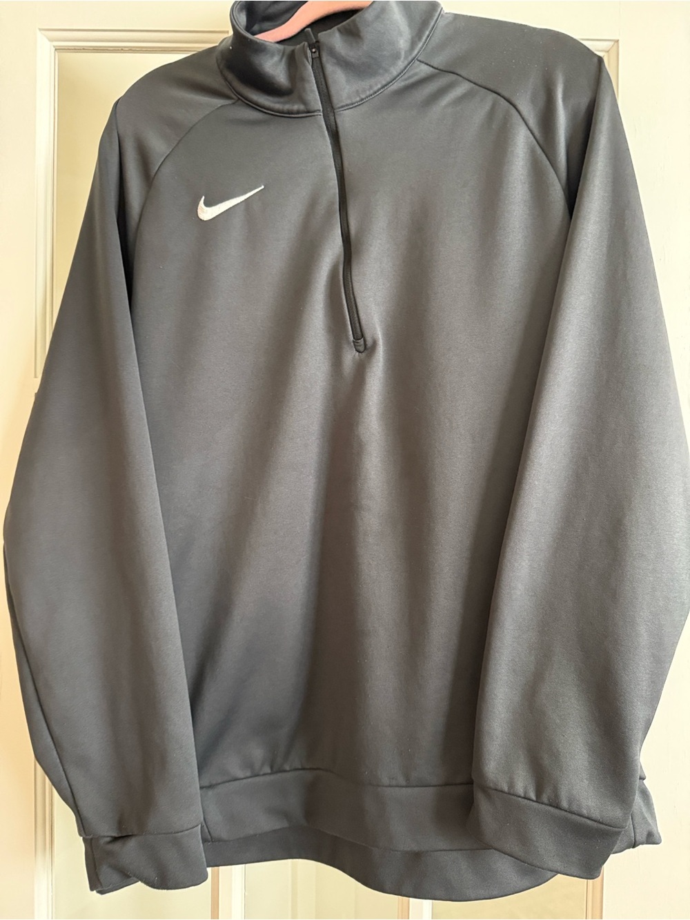 Nike Black Quarter-Zip Pullover Sweatshirt